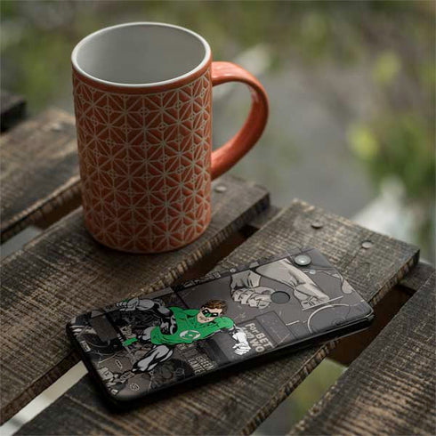 DC Comics Green Lantern Vintage Action Pose Pattern Google Pixel 3a XL Skin